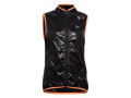 COLETE CORTA VENTO SOL FEM - PRETO/LARANJA